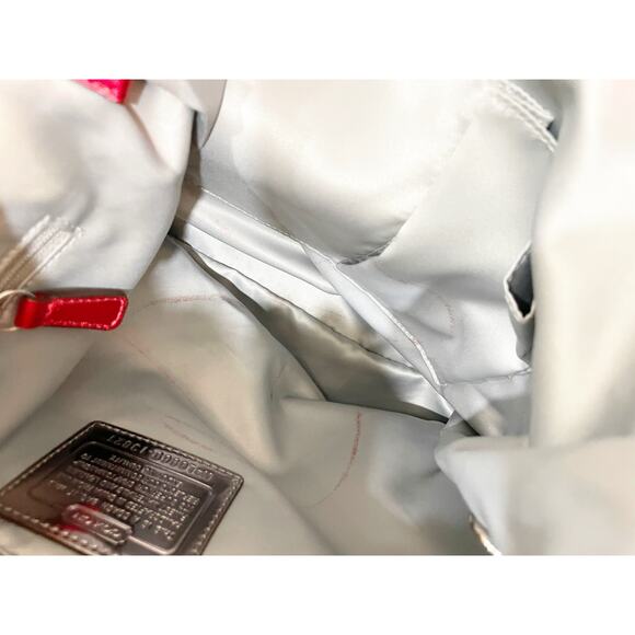 Coach Poppy Red Sequin Glam Tote Shoulder Bag Crossbody Rare - Picture 10 of 16